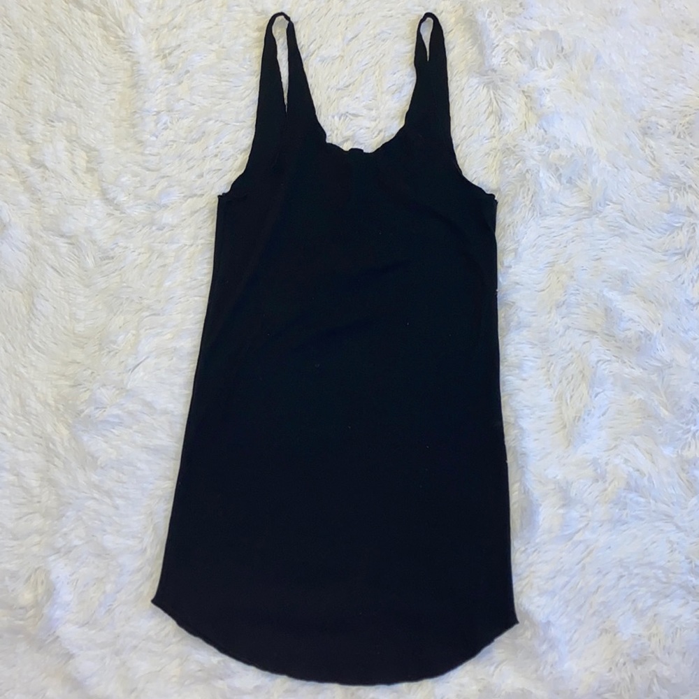 Knot sister black tank mini dress size L